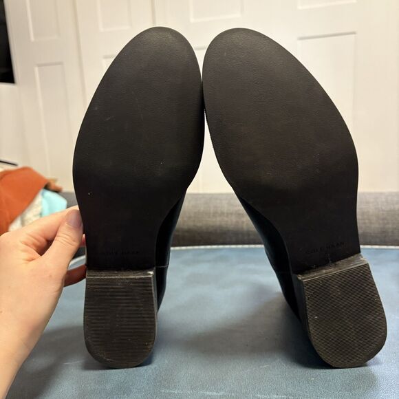 Cole Haan Womens Landsman Boot Size 9 Black Leather Chelsea Bootie Casual Comfy - Picture 6 of 7